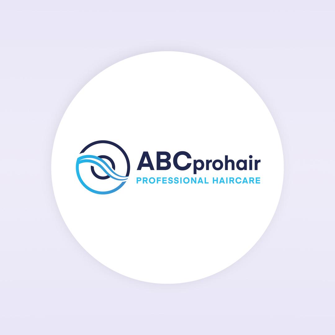 Logo design ABC Prohair – Professionele haarverzorging in een modern jasje