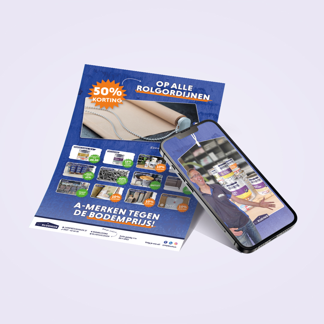 Facebook adverteren + offline advertenties Het Klushuis