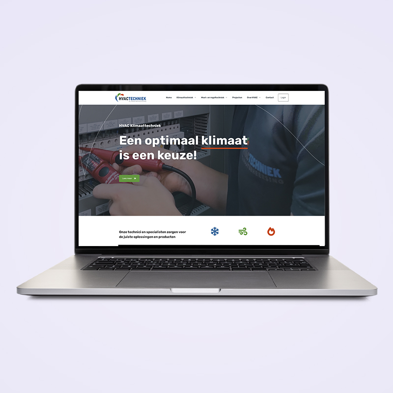 Webdesign HVAC techniek