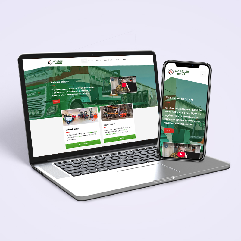 Webdesign Van Keulen Heftrucks