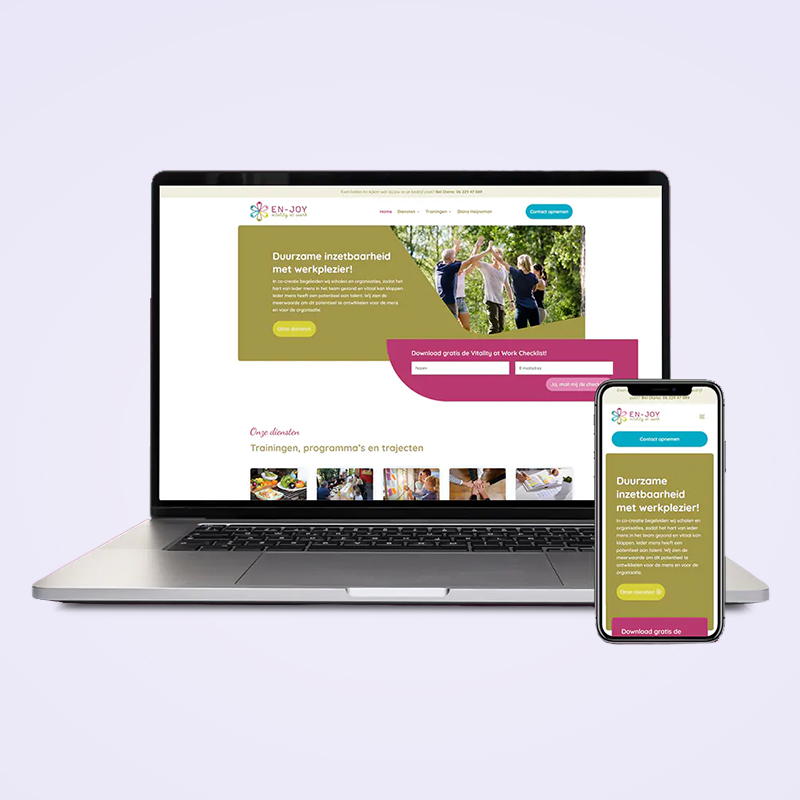 Webdesign En-Joy Utrecht