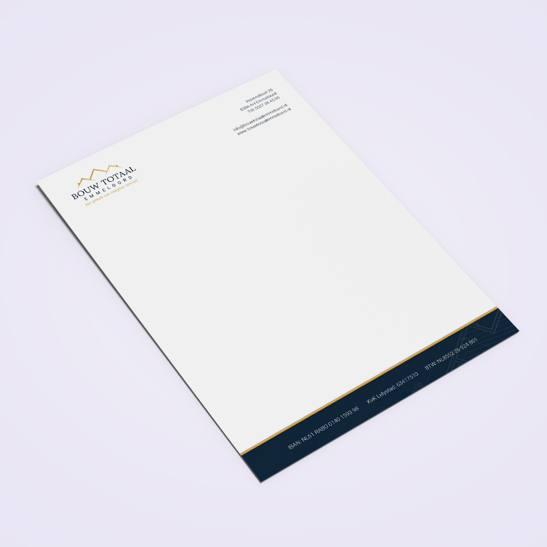 Bouw Totaal - briefpapier