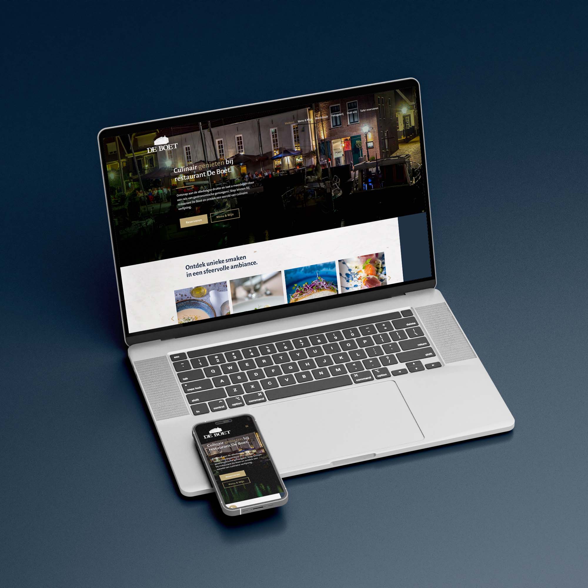 Webdesign Restaurant De Boet