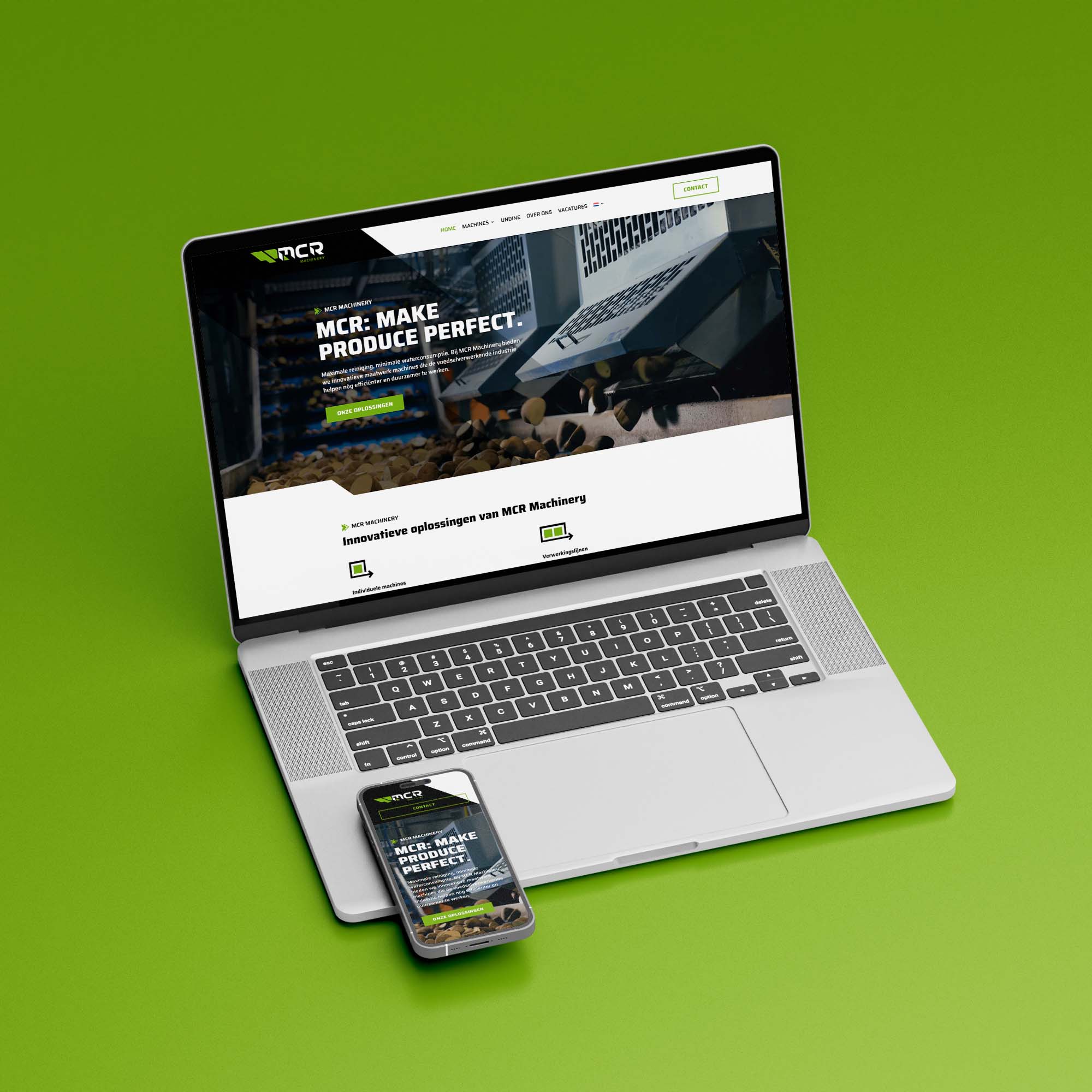 Webdesign MCR Machinery