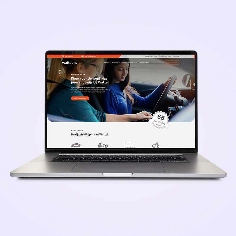 Webdesign Autorijschool Wattel | Sightkick