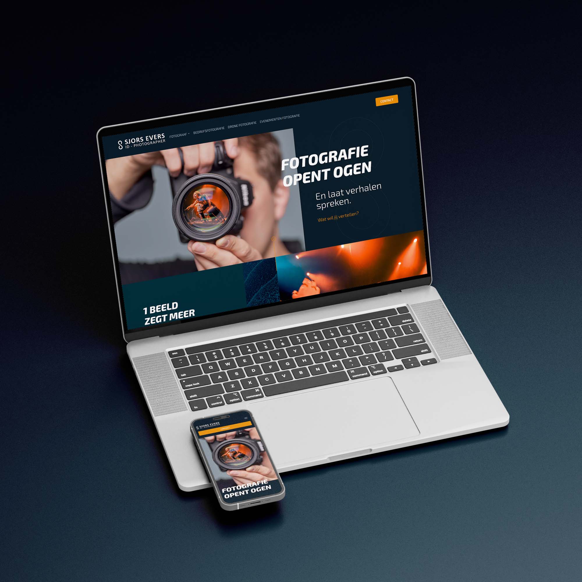 Webdesign Fotograaf Sjors Evers