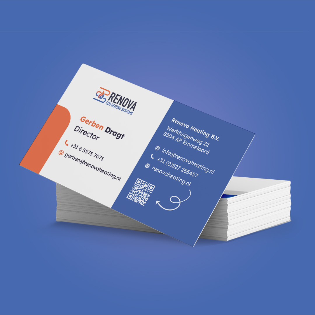 Visitekaartje Renova Heating