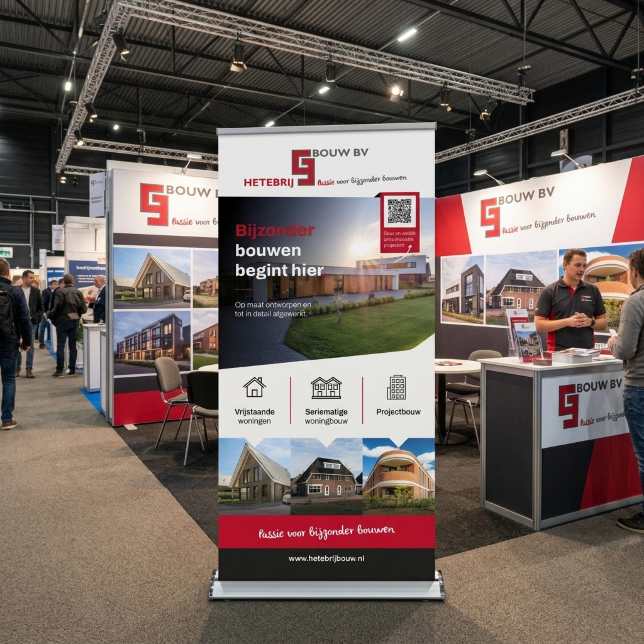 Roll-up banner vierkant